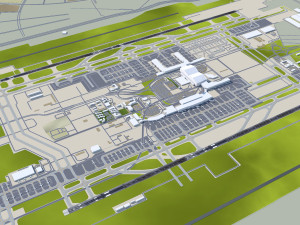 Xian Xianyang International Airport 12km 3D मॉडल