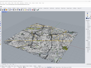 Birmingham downtown city alabama 8 km 3D Model