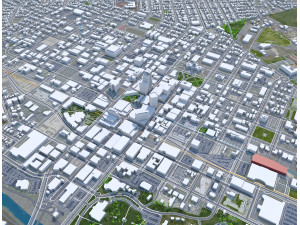 Boise city Idaho USA 3D मॉडल