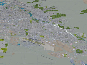 Boise city Idaho USA 3D मॉडल