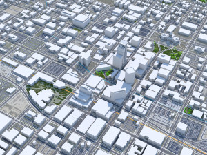 Boise city Idaho USA 3D मॉडल