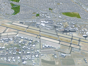 Boise city Idaho USA 3D मॉडल