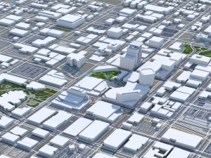 Boise city Idaho USA 3D मॉडल