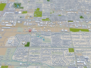 Boise city Idaho USA 3D मॉडल