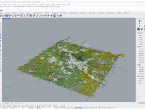 Bremen city Germany 70km 3D Model