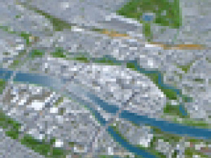 Bremen city Germany 70km 3D Model