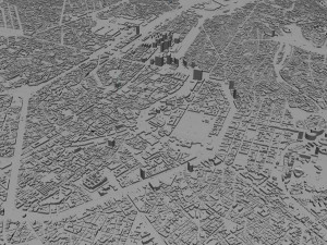 Brussels city Belgium 50km Modelo 3D