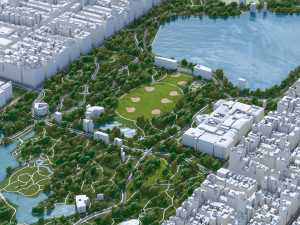 Central Park - Manhattan - New York 17km Modelo 3D