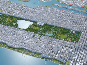 Central Park - Manhattan - New York 17km Modelo 3D