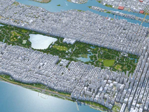 Central Park - Manhattan - New York 17km 3D Model