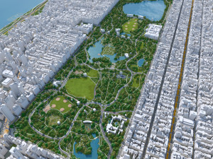 Central Park - Manhattan - New York 17km Modelo 3D