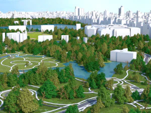 Central Park - Manhattan - New York 17km 3D Model