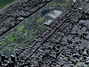 Central Park - Manhattan - New York 17km 3D Model