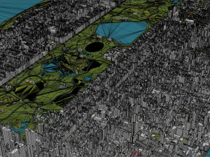 Central Park - Manhattan - New York 17km 3D Model