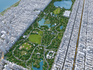 Central Park - Manhattan - New York 17km Modelo 3D