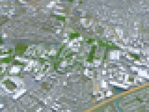 Charlottesville city Virginia USA 40km 3D मॉडल