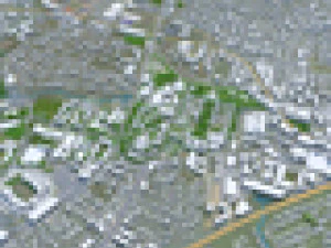 Charlottesville city Virginia USA 40km 3D Model