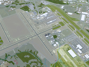 Cincinnati Ohio city USA 50km Modelo 3D