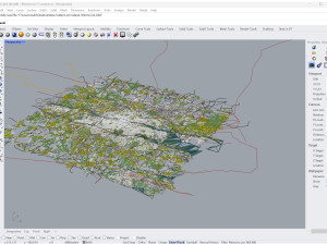 Cork city Ireland 30km 3D Модель