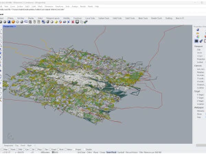 Cork city Ireland 30km 3D Model