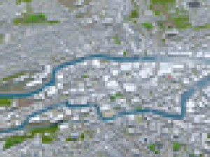 Cork city Ireland 30km 3D Model