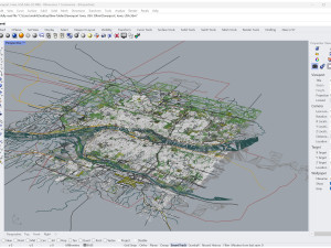 Davenport Iowa city USA 30km 3D Model