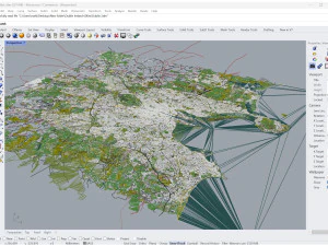 Dublin city Ireland 60Km 3D Model