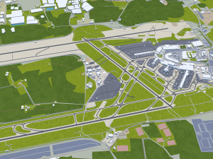 Dublin city Ireland 60Km 3D मॉडल