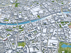 Dublin city Ireland 60Km 3D मॉडल