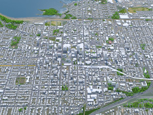 Hamilton Ontario city Canada 60km 3D मॉडल