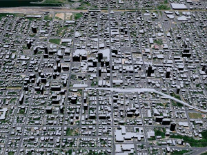 Hamilton Ontario city Canada 60km 3D Model