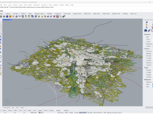 Hanover city Germany 40km Modèle 3D