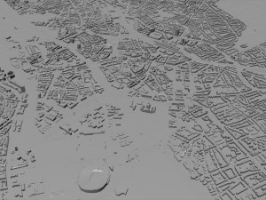 Hanover city Germany 40km Modèle 3D