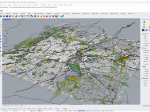 Hartford Connecticut city USA 30km 3D मॉडल