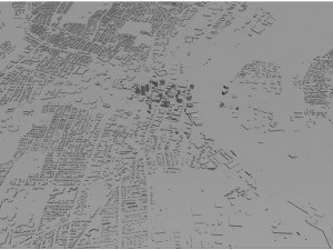 Hartford Connecticut city USA 30km 3D मॉडल