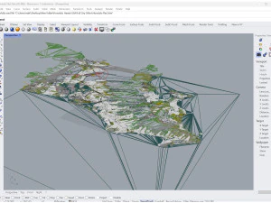 होनोलूलू हवाई शहर यूएसए 50 किमी 3D मॉडल