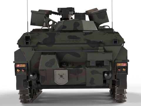 Wiesel Armoured Weapons Carrier Tank Model 3D
