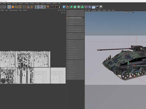 Wiesel Armoured Weapons Carrier Tank Model 3D