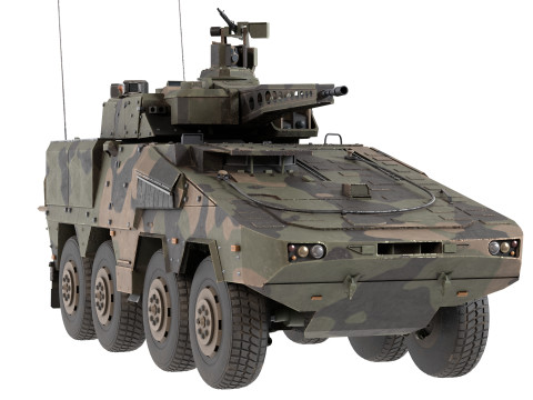 Boxer armoured fighting vehicle 3D Model