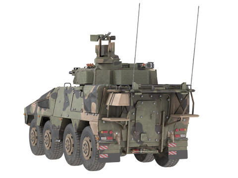Boxer armoured fighting vehicle 3D Model