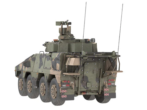 Boxer armoured fighting vehicle 3D Model