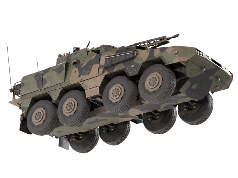 Boxer armoured fighting vehicle 3D Model