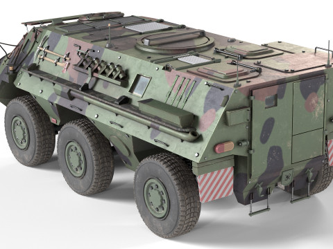 TPz Funcs Armoured personnel carrier tank 3D Model