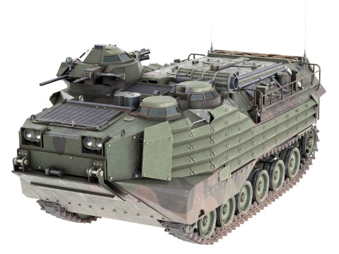 Assault Amphibious Vehicle AAVP 7A1 Model 3D