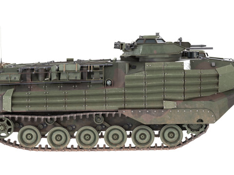 Assault Amphibious Vehicle AAVP 7A1 Model 3D
