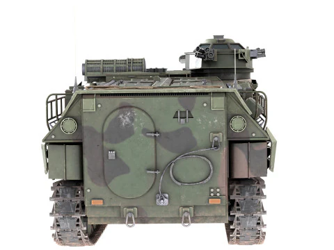 Штурмова машина-амфібія AAVP 7A1 3D Модель
