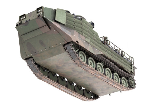 Assault Amphibious Vehicle AAVP 7A1 Model 3D
