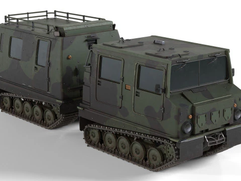Bandvagn 206 Paletli Arazi Taşıyıcı 3D Model