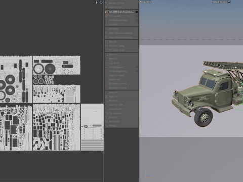 BM 13 Katyusha Rocket Launcher Modelo 3D