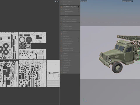 BM 13 Katyusha Rocket Launcher 3D Model